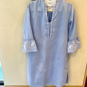 Le Sarte Pettegole embroidered sleeves dress size 42